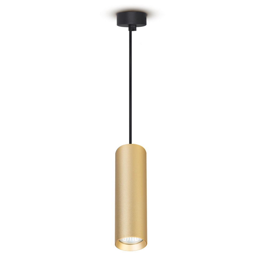 Brilagi - LED RGBW hämardatav rippvalgusti riputuskaabliga SELE 1xGU10/4,8W/230V 3000K must/kuldne + kaugjuhtimispult