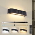 BRILAGI - hämardatav LED-seinavalgusti FALCON MODERN LED/14W/230V 3000-6000K 40 cm must + kaugjuhtimispult