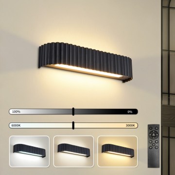 BRILAGI - hämardatav LED-seinavalgusti FALCON MODERN LED/14W/230V 3000-6000K 40 cm must + kaugjuhtimispult