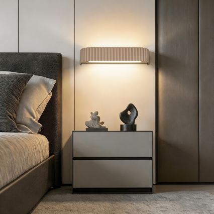 BRILAGI - LED hämardatav seinavalgusti FALCON MODERN LED/14W/230V 3000-6000K 40 cm beež + kaugjuhtimispult