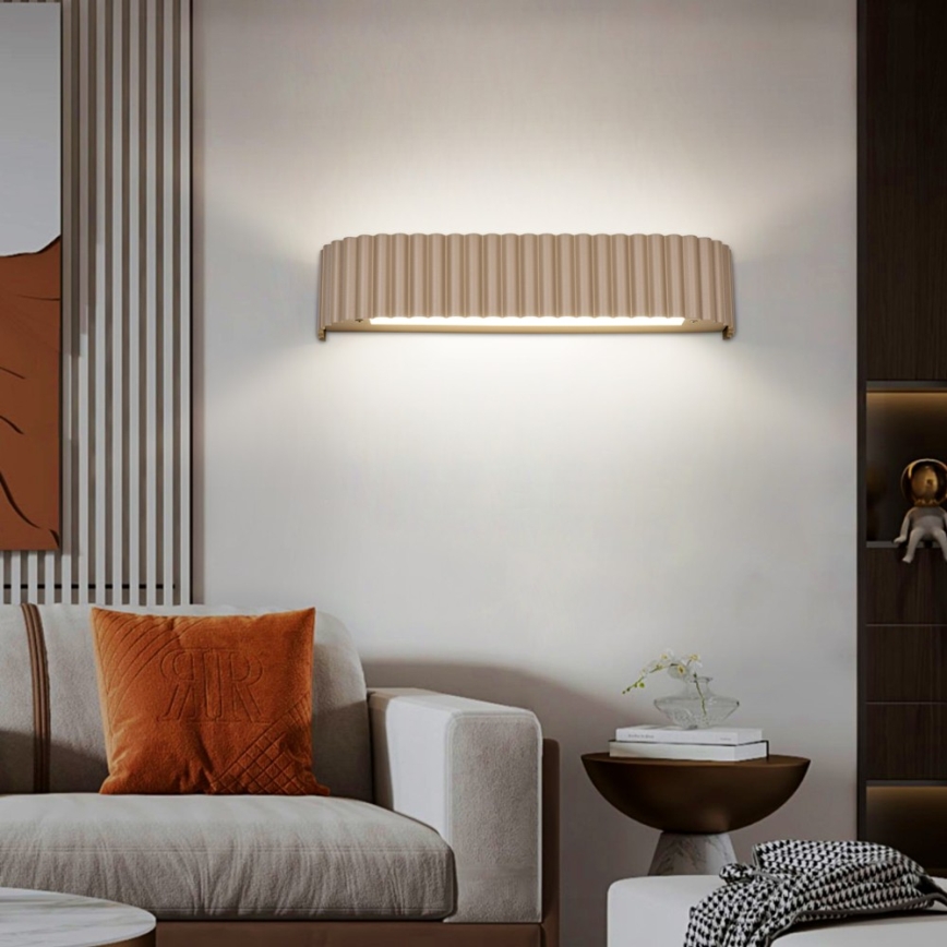 BRILAGI - LED hämardatav seinavalgusti FALCON MODERN LED/14W/230V 3000-6000K 40 cm beež + kaugjuhtimispult