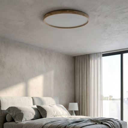 Brilagi - LED hämardatav laelamp ALSON LED/72W/230V 3000-6500K tamm, läbimõõt 78 cm + kaugjuhtimispult