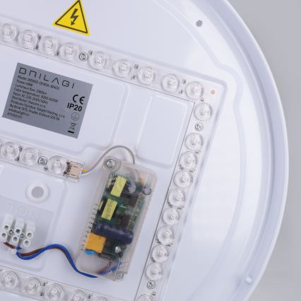 Brilagi - Hämardatav LED-laelamp ALVA LED/48W/230V 3000-6500K Ø 51 cm valge + kaugjuhtimispult
