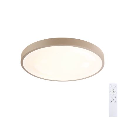 Brilagi - LED-hämardatav laevalgusti GLASS POOL DOUBLE LED/48W/230V 3000-6000K 40 cm beež + kaugjuhtimispult