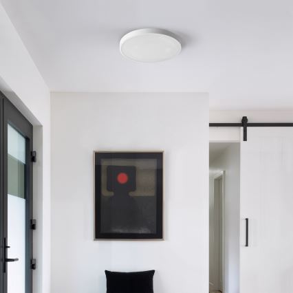 Brilagi - hämardatav LED-laelamp GLASS POOL DOUBLE LED/48W/230V 3000-6000K 40 cm valge + kaugjuhtimispult