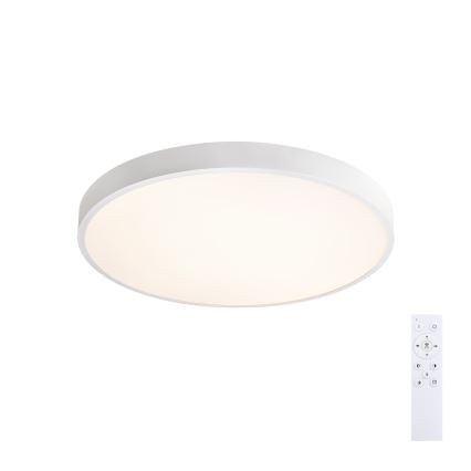 Brilagi - hämardatav LED-laelamp GLASS POOL DOUBLE LED/48W/230V 3000-6000K 40 cm valge + kaugjuhtimispult