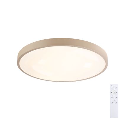 Brilagi - LED-hämardatav laevalgusti GLASS POOL DOUBLE LED/60W/230V 3000-6000K 50 cm beež + kaugjuhtimispult