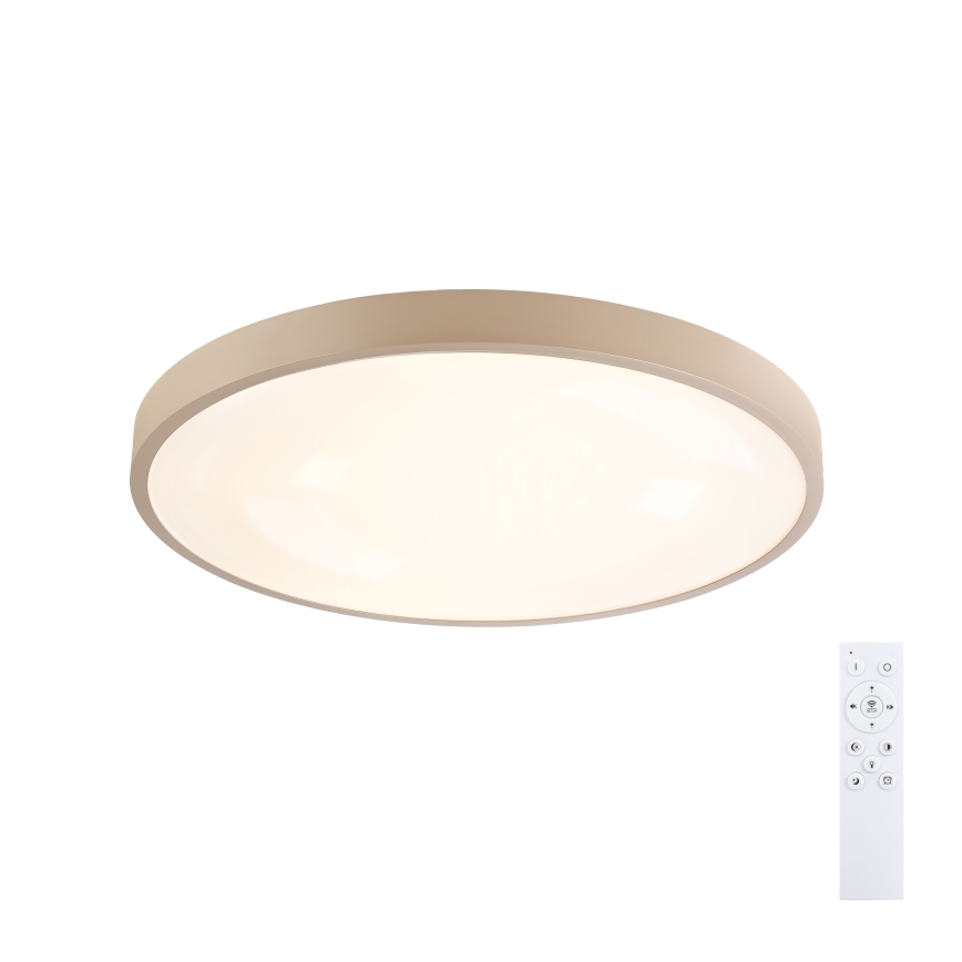 Brilagi - LED-hämardatav laevalgusti GLASS POOL DOUBLE LED/60W/230V 3000-6000K 50 cm beež + kaugjuhtimispult