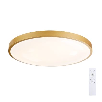 Brilagi - LED hämardatav laevalgusti GLASS POOL DOUBLE LED/80W/230V 3000-6000K 60 cm kuldne + kaugjuhtimispult