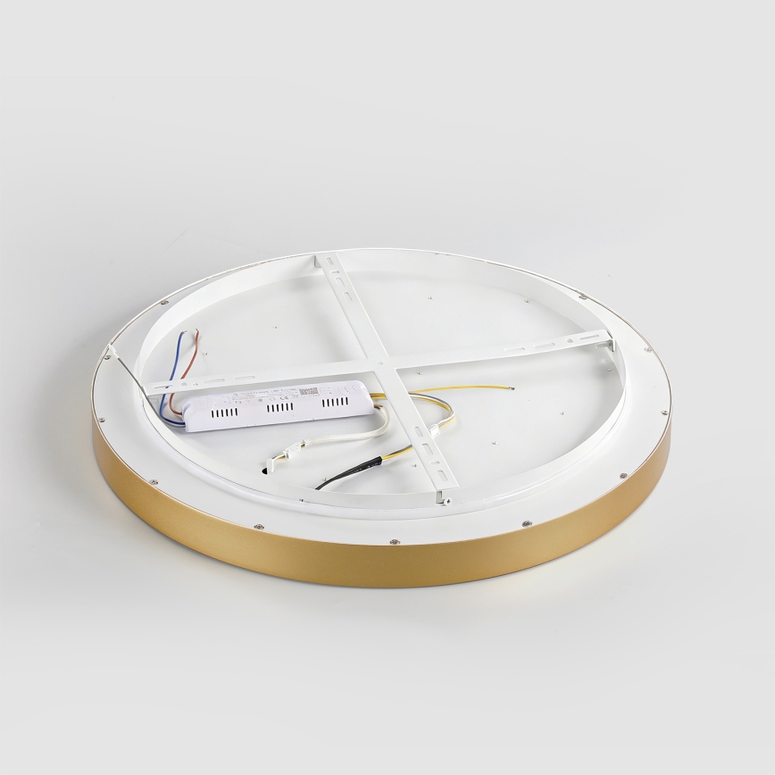 Brilagi - LED hämardatav laevalgusti GLASS POOL DOUBLE LED/80W/230V 3000-6000K 60 cm kuldne + kaugjuhtimispult