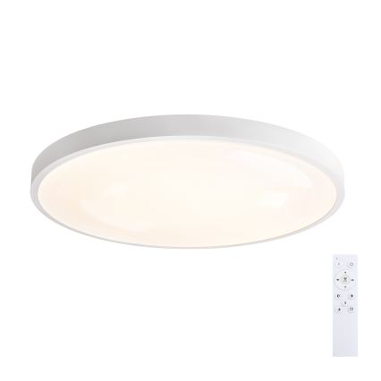 Brilagi - hämardatav LED laelamp GLASS POOL DOUBLE LED/80W/230V 3000-6000K 60 cm valge + kaugjuhtimispult