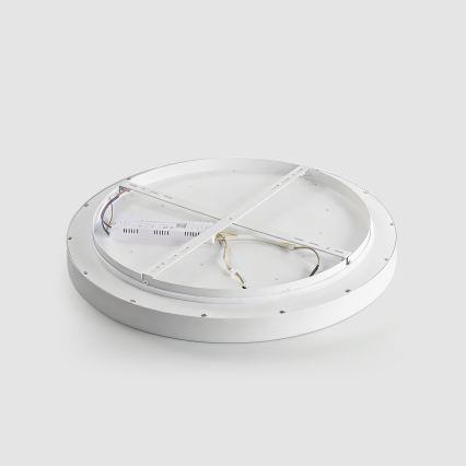 Brilagi - hämardatav LED laelamp GLASS POOL DOUBLE LED/80W/230V 3000-6000K 60 cm valge + kaugjuhtimispult