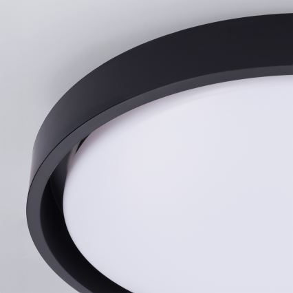 Brilagi - hämardatav LED-laelamp MATTEO LED/48W/230V 3000-6500K läbimõõt 41 cm must + kaugjuhtimispult