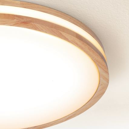 Brilagi - Hämardatav LED laelamp MOLINA LED/60W/230V 3000-6500K tamm, läbimõõt 58 cm + kaugjuhtimispult