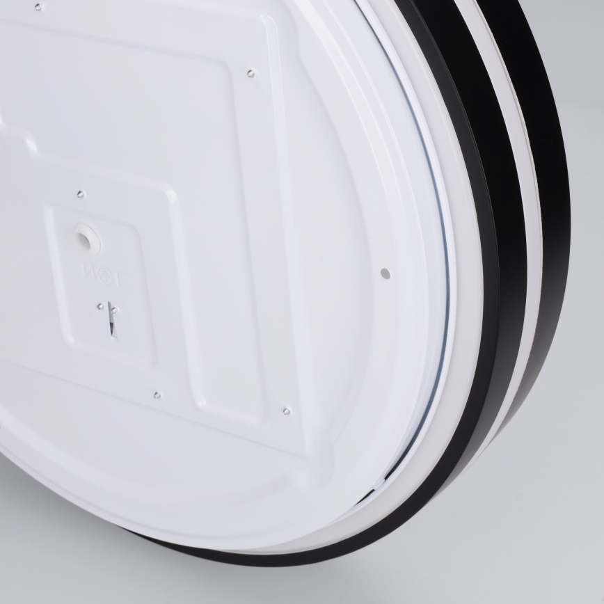 Brilagi - NAOMI LED hämardatav laelamp 48 W, 230 V, 3000–6500 K, läbimõõt 39 cm, must + kaugjuhtimispult