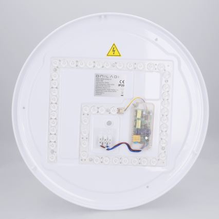Brilagi - NAOMI LED hämardatav laelamp 48 W, 230 V, 3000–6500 K, läbimõõt 39 cm, must + kaugjuhtimispult