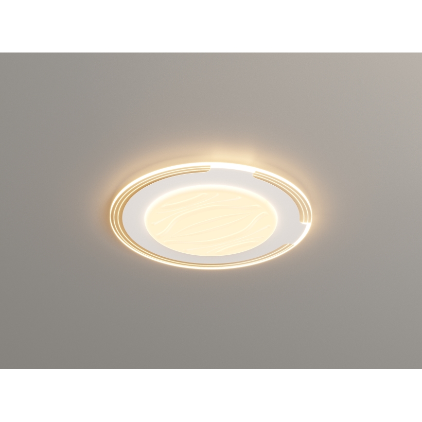 Brilagi - Hämardatav laevalgusti ORELIS LED/80W/230V 3000–6000K Ø 50 cm + kaugjuhtimispult