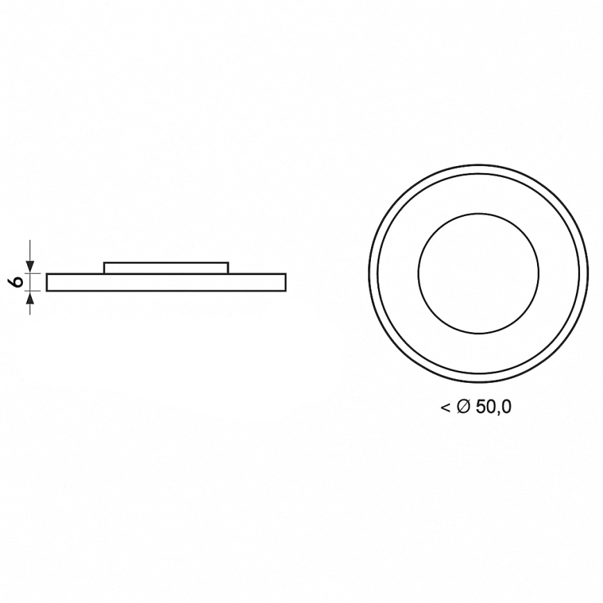 Brilagi - Hämardatav laevalgusti ORELIS LED/80W/230V 3000–6000K Ø 50 cm + kaugjuhtimispult