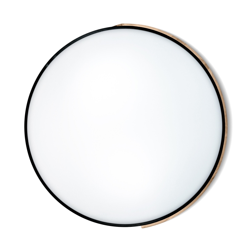 Brilagi - Hämardatav LED-laelamp PILANA LED/72W/230V 3000-6500K tamm/must Ø 80 cm + kaugjuhtimispult