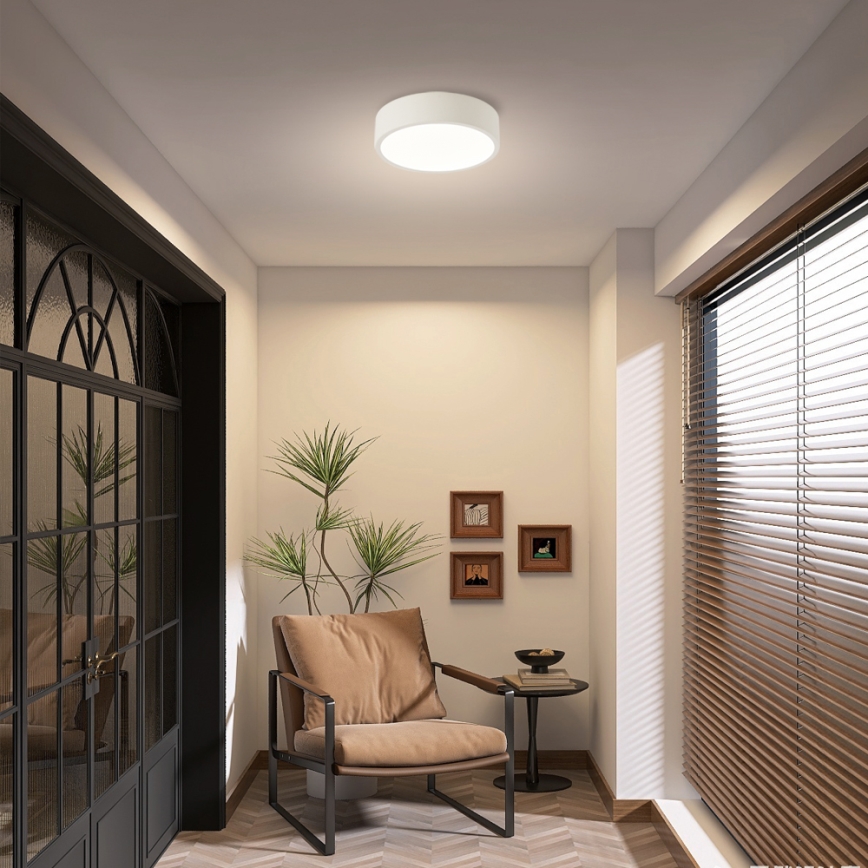 Brilagi - hämardatav LED-laelamp POOL LED/18W/230V 3000-6000K 20 cm valge + kaugjuhtimispult