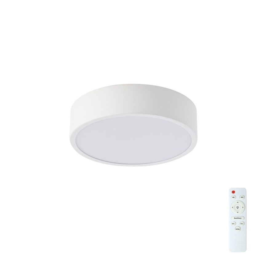 Brilagi - hämardatav LED-laelamp POOL LED/18W/230V 3000-6000K 20 cm valge + kaugjuhtimispult