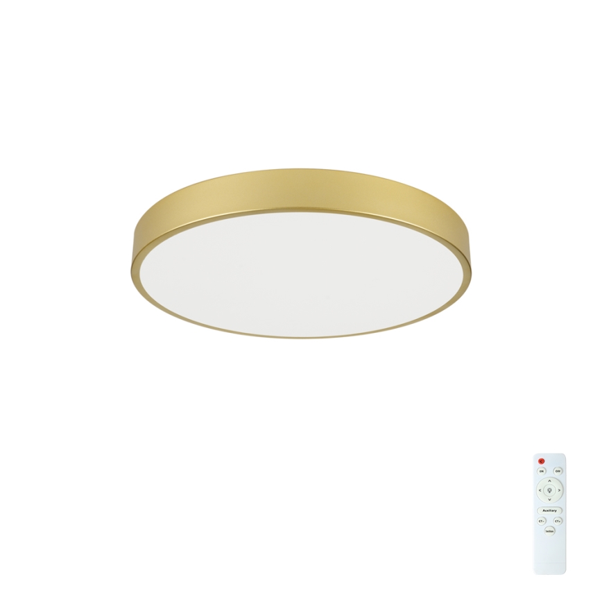 Brilagi - hämardatav LED-laelamp POOL LED/60W/230V 3000-6000K läbimõõt 60 cm kuldne + kaugjuhtimispult