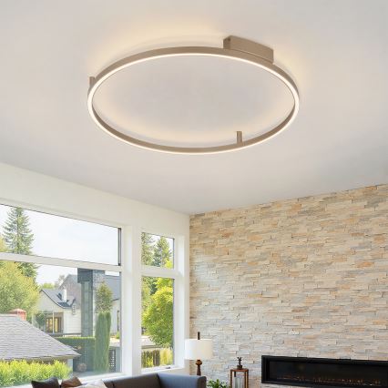 BRILAGI - LED hämardatav laelamp PORTOFINO LED/60W/230V 3000-6000K läbimõõt 80 cm beež + kaugjuhtimispult
