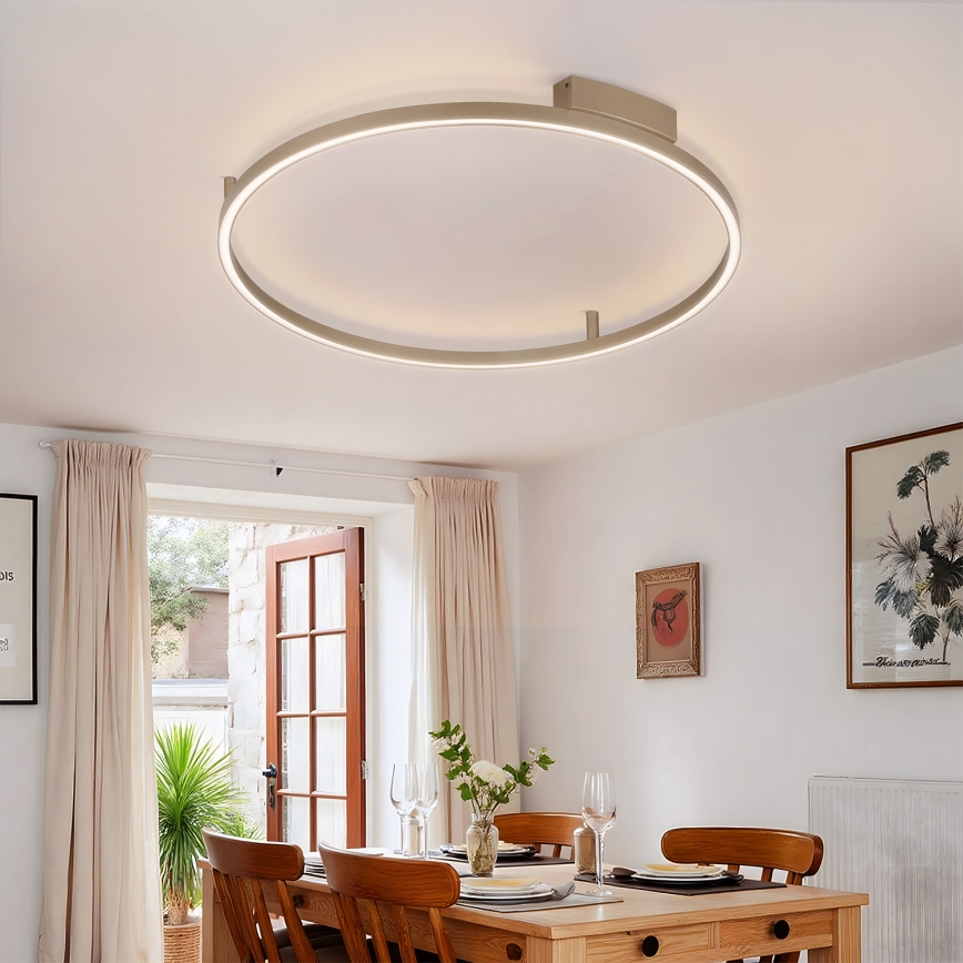 BRILAGI - LED hämardatav laelamp PORTOFINO LED/60W/230V 3000-6000K läbimõõt 80 cm beež + kaugjuhtimispult