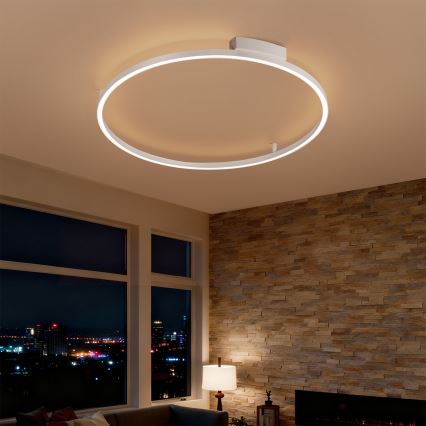 Brilagi - LED hämardatav laelamp PORTOFINO LED/60W/230V 3000-6000K läbimõõt 80 cm valge + kaugjuhtimispult