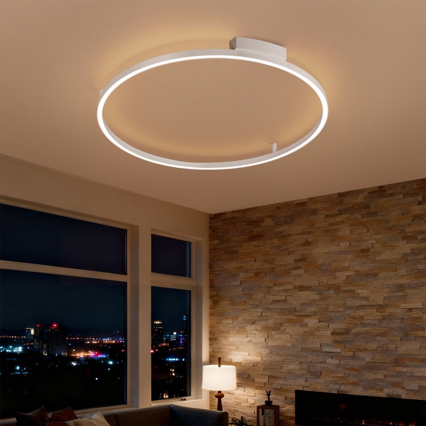 Brilagi - LED hämardatav laelamp PORTOFINO LED/60W/230V 3000-6000K läbimõõt 80 cm valge + kaugjuhtimispult