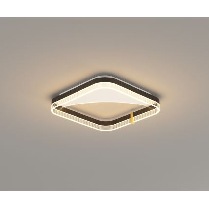 Brilagi - SIRELI hämardatav laevalgusti LED/56W/230V 3000-6000K 40x40 cm + kaugjuhtimispult