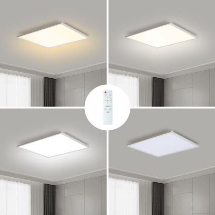 Brilagi - LED hämardatav laelamp SLIMFRAME LED/36W/230V 45x45 cm 3000-6000K valge + kaugjuhtimispult