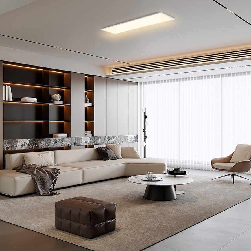 Brilagi - hämardatav laelamp SLIMFRAME LED/58W/230V 120x30 cm 3000-6000K valge + kaugjuhtimispult