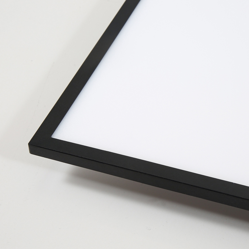 Brilagi - LED hämardatav laevalgusti SLIMFRAME LED/58W/230V 60x60 cm 3000-6000K must + kaugjuhtimispult