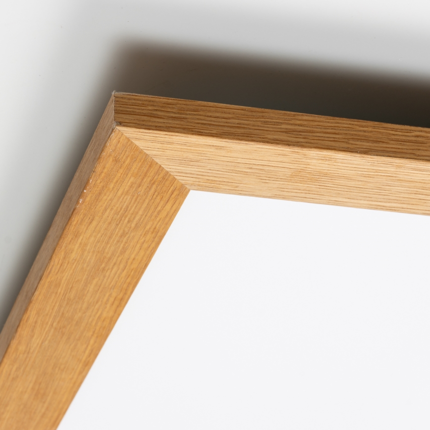 BRILAGI - hämardatav LED-laelamp SLIMFRAME WOOD LED/58W/230V 64x64 cm 3000-6000K pruun + puldiga juhtimine