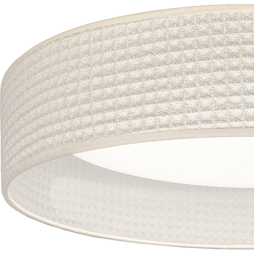 BRILAGI - LED hämardatav laelamp VELVET SMARTIX LED/36W/230V 3000-6000K läbimõõt 55 cm kreemjas Wi-Fi Tuya Beacon + kaugjuhtimispult