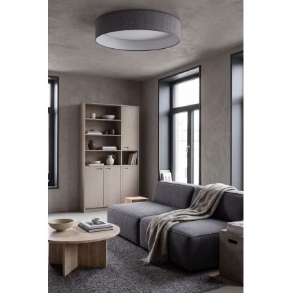 Brilagi - LED-hämardatav laelamp VELVET SMART VARI LED/24W/230V 3000-6500K läbimõõt 45 cm hall + kaugjuhtimispult
