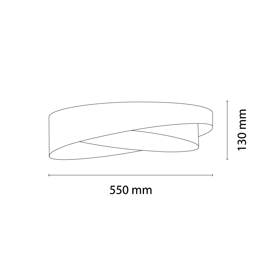 BRILAGI - LED hämardatav laelamp VELVET TWIST LED/36W/230V 3000-6000K Ø 65 cm Wi-Fi Tuya Beacon beež/kuldne + kaugjuhtimispult