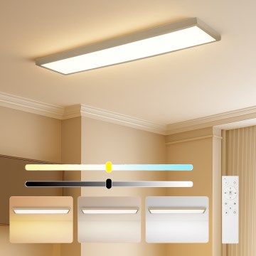 Brilagi - hämardatav LED-vannitoa laevalgusti FRAME SMART LED/50W/230V 120x30 cm 3000-6000K IP44 beež + kaugjuhtimispult