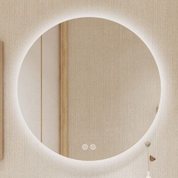 Brilagi - hämardatav LED-vannitoapeegel soojendusega ja taustvalgustusega DEMI PRO LED/20W/230V, läbimõõt 60 cm, 3000/4000/6500K, IP44