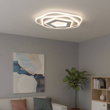 Brilagi - LED-hämardatav laelamp MODERN LED/64W/230V 3000-6000K läbimõõt 40 cm + kaugjuhtimispult