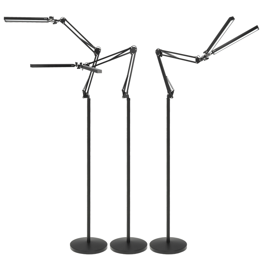 Brilagi - LED hämardatav painduv põrandalamp VARIO LED/14W/230V 3000-6000K 157 cm must
