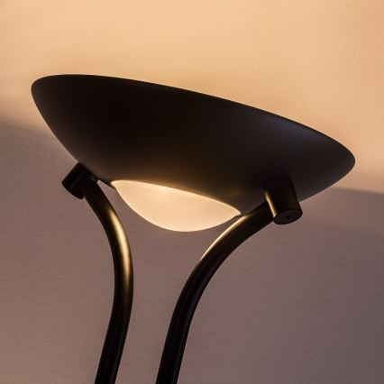 Brilagi - Hämardatav põrandalamp SCARLETT 1xR7s/230W/230V + 1xG9/40W must