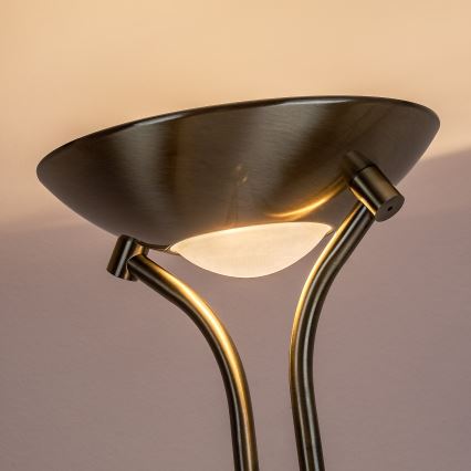 Brilagi - Hämardatav põrandalamp SCARLETT 1xR7s/230W/230V + 1xG9/40W pronks