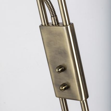 Brilagi - Hämardatav põrandalamp SCARLETT 1xR7s/230W/230V + 1xG9/40W pronks