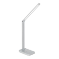 Brilagi - hämardatav puutetundlik laualamp traadita QI-laadimisega MODO CHARGE LED/7W/5V 3000/4000/6000K valge