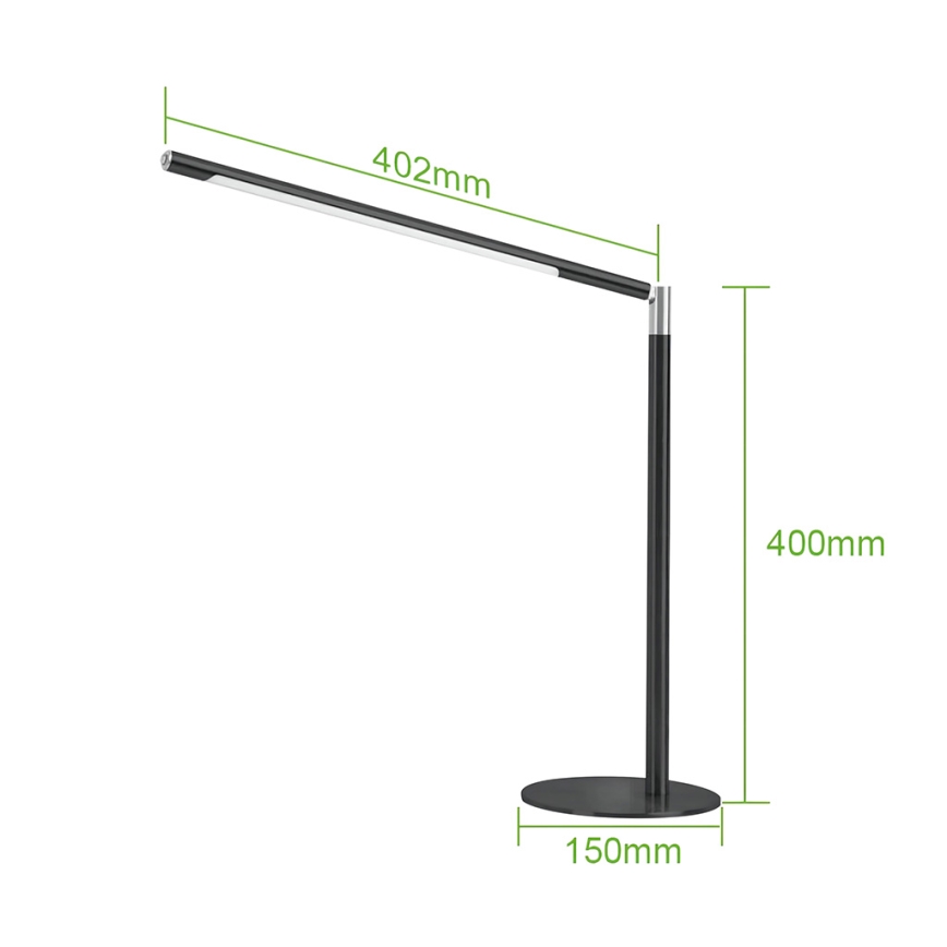 Brilagi - LED-hämardatav puutetundlik laualamp VARIO LED/7W/230V 3000-6500K CRI 96 must