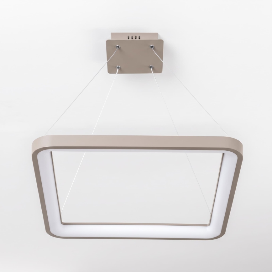 BRILAGI - LED hämardatav lühter kaabliga FALCON SLIM LED/50W/230V 3000-6500K 50x50 cm beež + kaugjuhtimispult