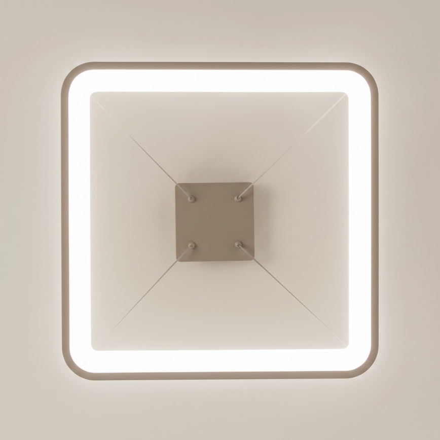 BRILAGI - LED hämardatav lühter kaabliga FALCON SLIM LED/50W/230V 3000-6500K 50x50 cm beež + kaugjuhtimispult