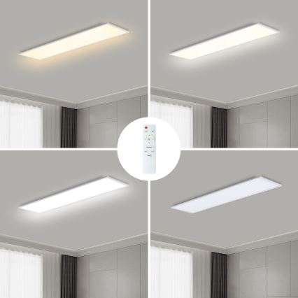 Brilagi - hämardatav LED-laevalgusti SLIMFRAME LED/58W/230V 120x30 cm 3000-6000K valge + kaugjuhtimispult